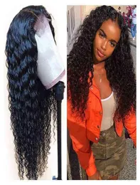 FH CAMBODIAN 100 RAW OPROCSED Virgin Human 4x4 Lace Deep Wave Closure Hair Wigs5998170