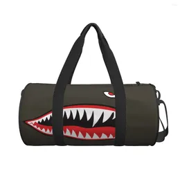 Duffel Bags Bolsa de viagem T-Tigers Neses Noses Gym W-Warhawks Esportes portáteis de grande capacidade Fitness para homens