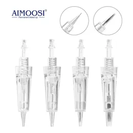 AIMOOSI 50/100Pcs Tattoo Microblading Piercing Needles Pen For Permanent Eyebrows Lips Makeup Cosmetics PMU Machine Accessories 240422