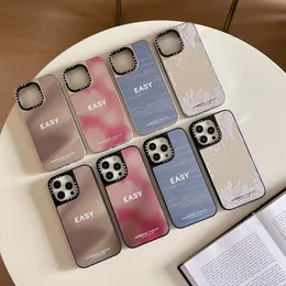 Casetify 전화 케이스 Mirrow Phone Case for iPhone 15Promax 15Pro 15 14Promax 14 Pro 14 13 12 Pro Max Shock Protective Phone Cover