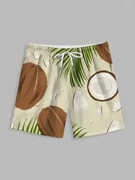 Mäns shorts 2024 Hawaiian Style Summer Seaside Resort Casual Pool Aktiviteter Lös och bekväm strand
