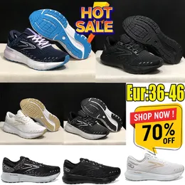 2024 Top Running Shoes Brooks For Men Women Glycerin 20 Sneak Hyperion Tempo Black Black Branco Branco Azul Cinzento Mens Outdoor Esportes Sapatos Esportivos