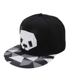 Cartoon 2018 Panda Caps de beisebol ajustáveis Snapback Casquette Hats for Youth Men Women Dance Animal Cap Hip Hop Sol Bone Hat15991342