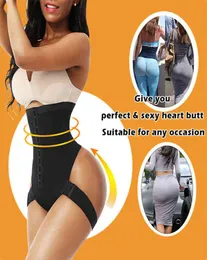 Manschette Tummy -Trainer Frau Außergewöhnliche Shapewear 2in1 hohe Taille -Hüftlebepants Schwarz Nov99 H2204186806827