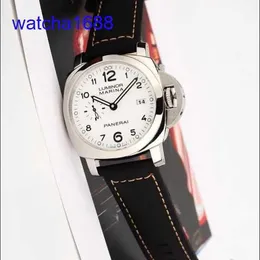Herrens handledsur Panerai Luminor 1950 Series 44mm Diameter Datum Display Automatisk Mekanisk mäns tidstycke Watch Raffinerad stål PAM00499