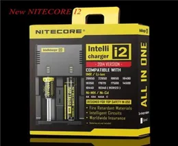 50st DHL NITECORE Batteriladdare för 16340 10440 AA AAA 14500 18650 26650 Batteriladdare Nitecore i2 Charger2674054