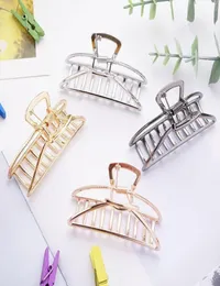 Geometric Large Hairpin New Alloy Metal Grab Clip Hair Adult Hairpin Claw Clip Accessories Hair Large Geometry Simple11291240