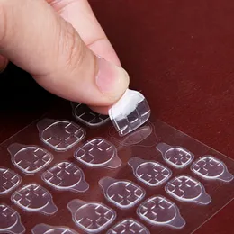 25 Blätter 24600pcs doppelseitiger falscher Nagelkunstklebeband Kleberaufkleber DIY -Tipps gefälschte Acryl -Maniküre -Gel -Make -up -Werkzeuge 240419