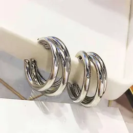 Серьговые серьги для люстры модные винтажные геометрические сплавы Серьги для женского многослойного круга круга металлические капель