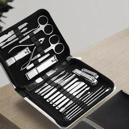 Nagelkonstpatser Professionella Clippers Manicure Set High Quality Rostless Steel Scissors Nuticle Plis Tool