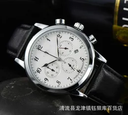 Смотреть часы AAA 2024 Mens 6-контактные функциональные кварцевые Quartz Second Running Watch Q Bai L Watch Factory