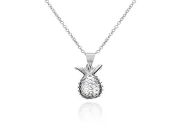 Pendant Necklaces Cute Silver Plated Fruit Pineapple Pendants Lovely Sweet Style Jewelry Choker For Women Party Gifts3336216