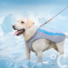 Pet Heatsstroke Prevention and Cooling Vest Sommarkläder för hundkläder för stora hundkläder PETS -produkter för hund 240422
