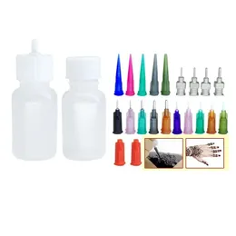 2pcs/Set Jam Painting Squeeze Bottles with 16 Nozzles Cake Decor Baking Pastry 30ML Bottle Drawing Tools Jam Pot Cake Tools