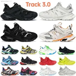 2023 Neue Modedesigner Womens Mens Schuhe Track 3.0 Sneakers Trainer Triple S Black White Pink Blue Orange gelbgrüne Tess.S.Gomma t für den Mann Drop Shipping