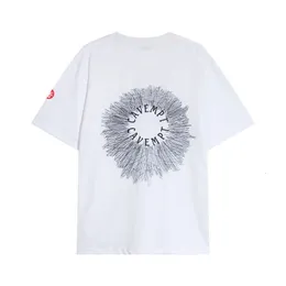 SS Cavempt CE Embroidery Tシャツ男性女性サマースタイルCav空白TシャツトップティージムY2K 240428