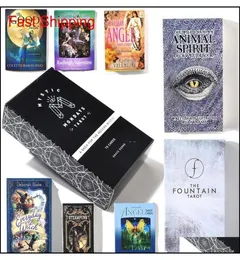 Creative Fate Mysterious English Tarot Board Game Set Oracle Game Card Family Holiday Party Children039s Educational Toys 68R7E5843447