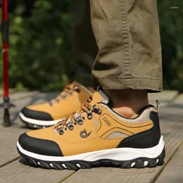 Fitness Shoes Large Size Work Men's Construction Site Casual Anti Slip Waterproof Breathable Clothes Hiking