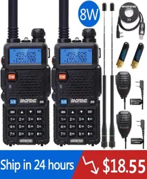 2PCS 5W 8W Baofeng UV5R Tripower 841W Walkie Talkie Dual Band Transceiver UV5R hunting Two way Radio UV9R UV82 BFF8HP8041933