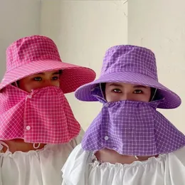 ワイドブリムハットファッション花柄のプリントサンUV保護女性農業ワークハットビッグヘッドバイザーティーピッキングキャップ