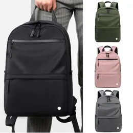 LL Bolsas femininas para homens Alunos Laptop Escola Mochilas Ginástica ao ar livre Pacote de ombro esportivo Viagem Backpack à prova d'água Knapsack2024