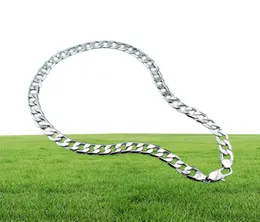 Цепочки моды панк мужской ожерелье для ожерелья 925 Серебро для мужчин Ограничение цепочки стерлингового звена 12 мм от 22 до 30 дюймов подарки хип -хопа 560278635752