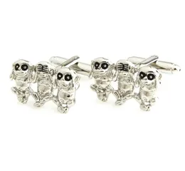 YH814 ROVA PERNAL CUFFLINKS FISH MONKE