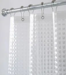 180180cm Heavy Duty 3D Eva Clear Shower Curtain Liner Set for Bathroom Waterproof Curtain6624630
