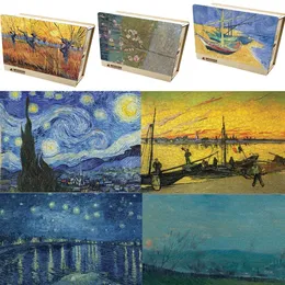 Van Goghs Starry Sky Animal Wood Puzzle Board Game Family Intellektuella leksaker för barn Vuxna Trälandskap Jigsaws 240428