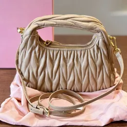 luxury channelism tote bag Sheepskin Folded Handheld Hobo Bag Shoulder Bag Crossbody Bag Womens Bag miuimiui Celiene