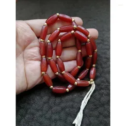 Подвесные ожерелья агтировать ожерелье благоприятные аксессуары из красных бусин