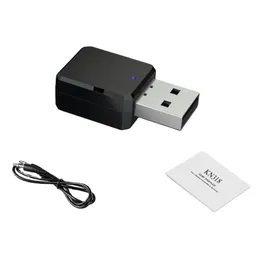 USB Wireless Bluetooth 5.1 Audioempfänger Adapter-Musiklautsprecher Freisprechanhaut 3,5-mm-Aux-Auto-Stereo-Bluetooth 5.0-Adapter anrufen
