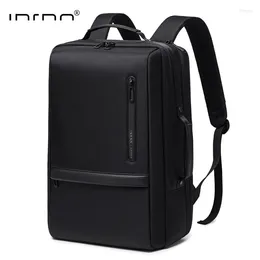 Zaino inrnn impermeabile oxford uomini da 15,6 pollici per laptop per laptop maschile da viaggio per uomini di grande capacità USB Ricarica USB