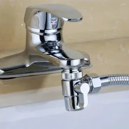 Küchenarmatur 1PC Zinklegierung Wasserhahn Ventil Diverter Wasserhahnanschluss Adapter Spüle Splitter für Badezimmer