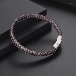 Bangle Leather Braided Bracelets Circumference About21CMCasual Rope Men's Bracelet Birthday Gift