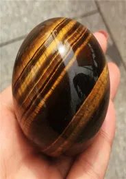 1st Tiger Eye Rare Natural Carving Sphere Ball Stand Chakra Healing Reiki Stones snidade hantverk hela T2001176938115