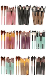 Buscini per trucco da 18 pezzi set professionale ombretto FOUNDATIONEYEBROWPOWDER BRUSS per trucco Comestico Eyeliner Tool Kit 7091661