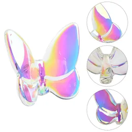 Luxuskristall -Schmetterling Nordic Transparent Crystal Butterfly Ornament kreative Hochzeit Geschenkglaskristall Ornamente Home Decor 240430