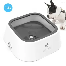 Dog Apparel Bowl No Spill Pet Water Drip Slow Feeder Cat Dispenser 35oz/1L Travel For Dogs Ca