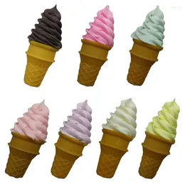 Kwiaty dekoracyjne 652F Ice Cream Model Toy do Pography i dekoracji sklepu