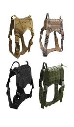 Outdoor Tactical Training Camouflage Dog Clothes 1050D Nylon Waterproof Dog Vest Moore System Tactical Hunting Armor8763769