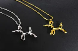 Halsketten für Frauenanhänger Ballon Hunde Edelstahlkette Paar Mode Gold Halskette Schmuck 2021 Ganzer Anhänger4483450