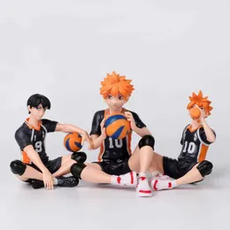 Figury zabawek akcji haikyuu !! Anime Figury 18 cm GK Model Shoyo Hinata Toys Tobio Kageyama Figures Pvc Figures Prezent Zbieranie zabawek dla dziecka