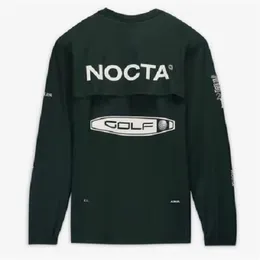 メンズフーディーズUSバージョンNocta Golf CoブランドDraw Draw draw draw clayable Quick Drying Liedure Sports Sweatshirts LEDSLEEV