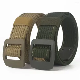 Belts Braided Belt Men Business Casual Canvas Strap Weave Waist Band