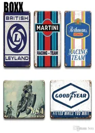 2020 Good Year Martini NGK tändstift Plugs Metal Tin Sign Vintage BSA Ford Motor Metal Poster Signs Garage Man Cave Home Decor Hot5606250