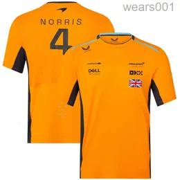 GSBY 2024 Formula One Mens Fashion Tshirts F1 레이싱 팀 McLaren Lando Norris 의류 대형 T 셔츠 짧은 슬리브 티로 통기성 빠른 건조 상단 FKGF 0OJ8