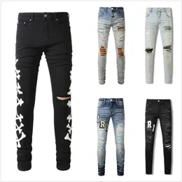 Amirir Jeans Designer dżinsy męskie dżinsy mężczyzna czarne spodnie wysokiej jakości prosta design retro streetwear swobodne dresowe dresowe dżinsy dla kobiety