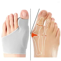 Men's Socks 2pcs 1pair Gray Toe Hallux Valgus Bunion Corrector Ortics Feet Bone Thumb Adjuster Pedicure Correction Sock