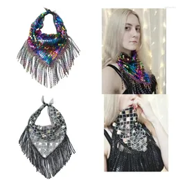 Halsdukar bandana huvud halsduk huvudbonnar rhinestones tofsels sexig halsduk wrap vacker 066c